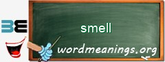 WordMeaning blackboard for smell